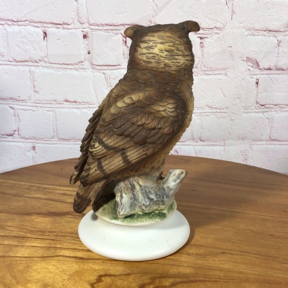 Vintage Lefton Hand Painted Owl KW866 Porcelain Figurine - Picture 5 of 7